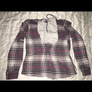 Hooded flannel